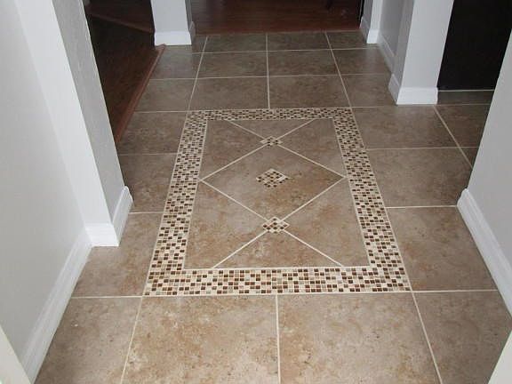 upgraded tile front entry