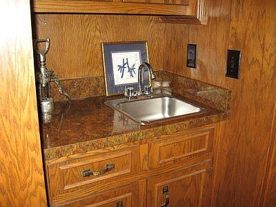 Wet bar in family room