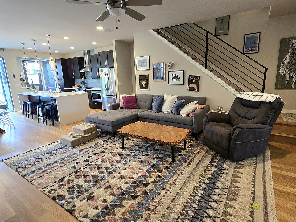 Living Room - Gas Fireplace, 65" TV, In Ceiling Speakers, Fan