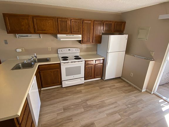 Kitchen with electric stove