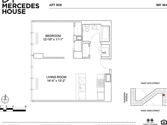 2nd image of 550 W 54th St APT 908