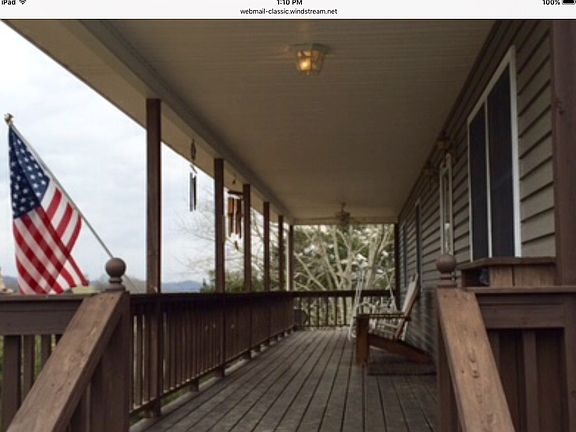 Large front porch