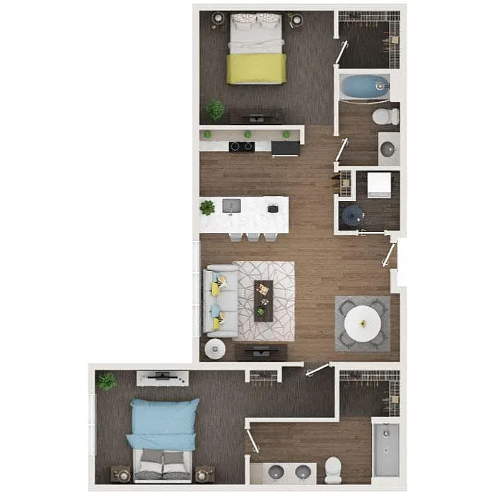 Floor plan C2 - Markley