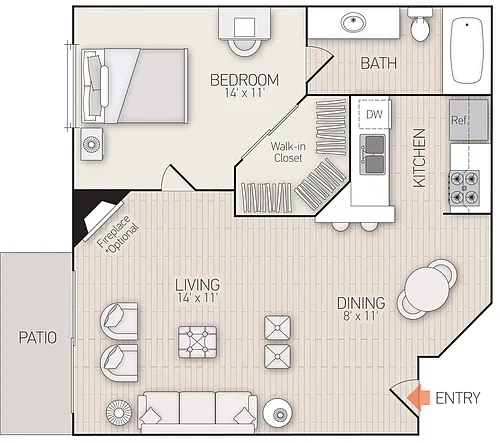 Floor plan Plan F