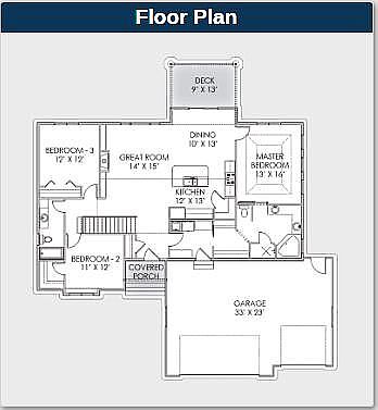 Interior floor plan (appox)