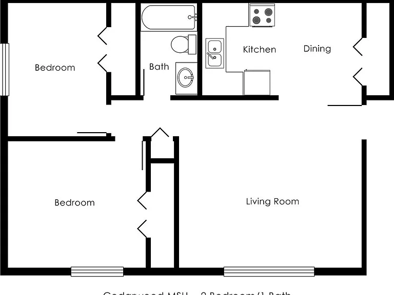 Cedarwood MSU Apartments - Located just a few blocks from the MSU campus! — Photo 21