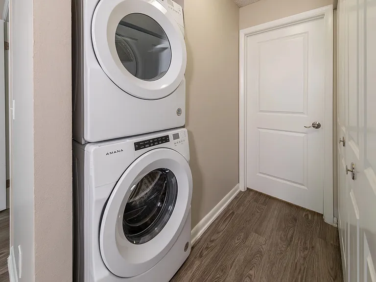 Relish the convenience of full-size in-home washer and dryer units in every floor plan.
