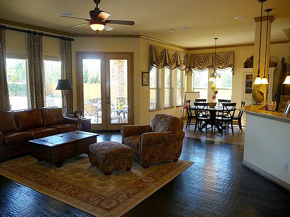 Open Great Rom to the Custom Kitchen