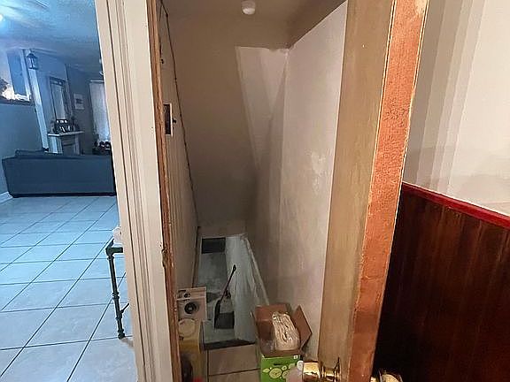 Basement door