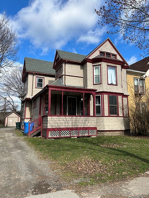 Upstairs bay is part of bedroom. Porch is shared with Apt 1.