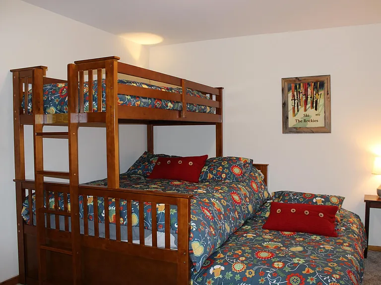 2nd bedroom includes a full-size closet and dresser.