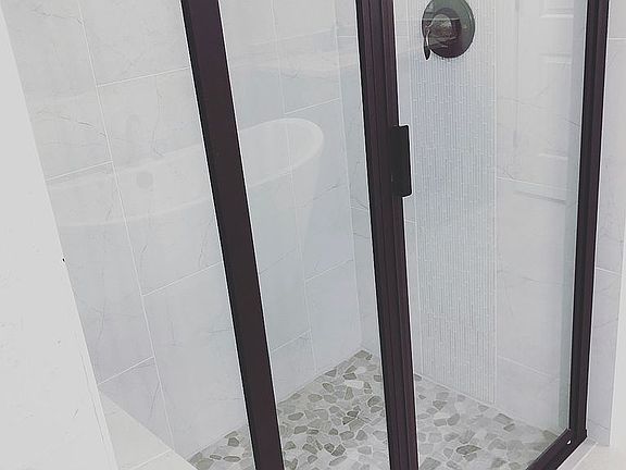 Master shower