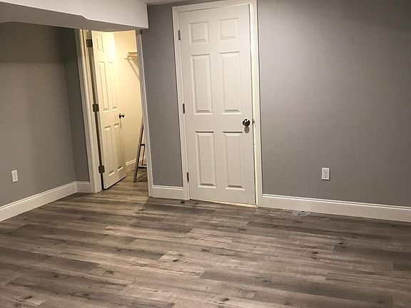 Room off of main room looking towards one closet