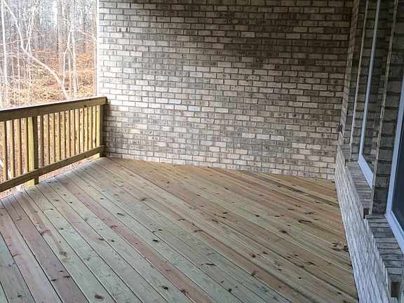 Rear covered deck