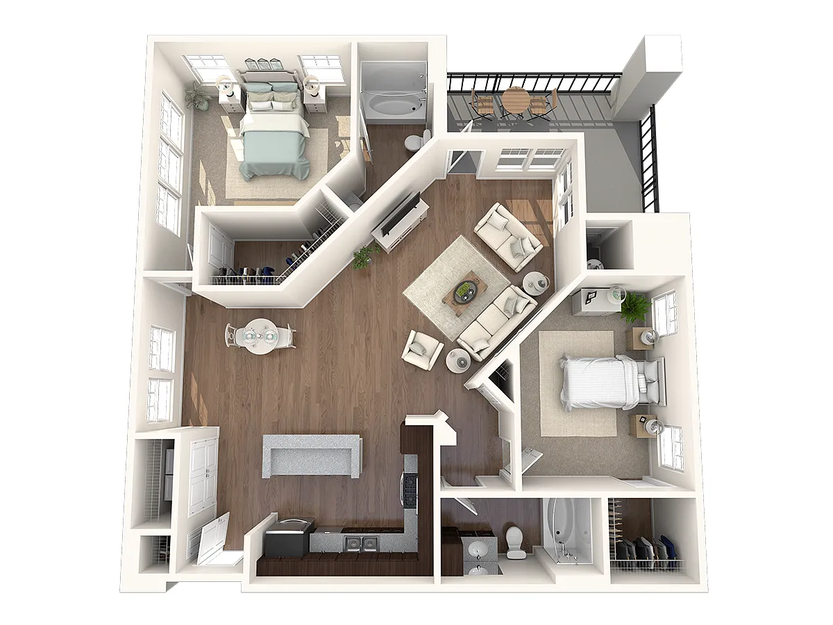 Floor plan The Royal Gorge
