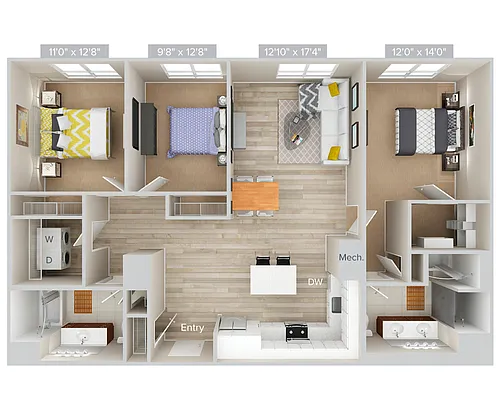 Floor plan C1PS-1417-sig