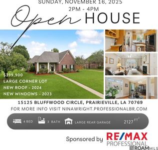 15125 Bluffwood Cir, Prairieville, LA, 70769