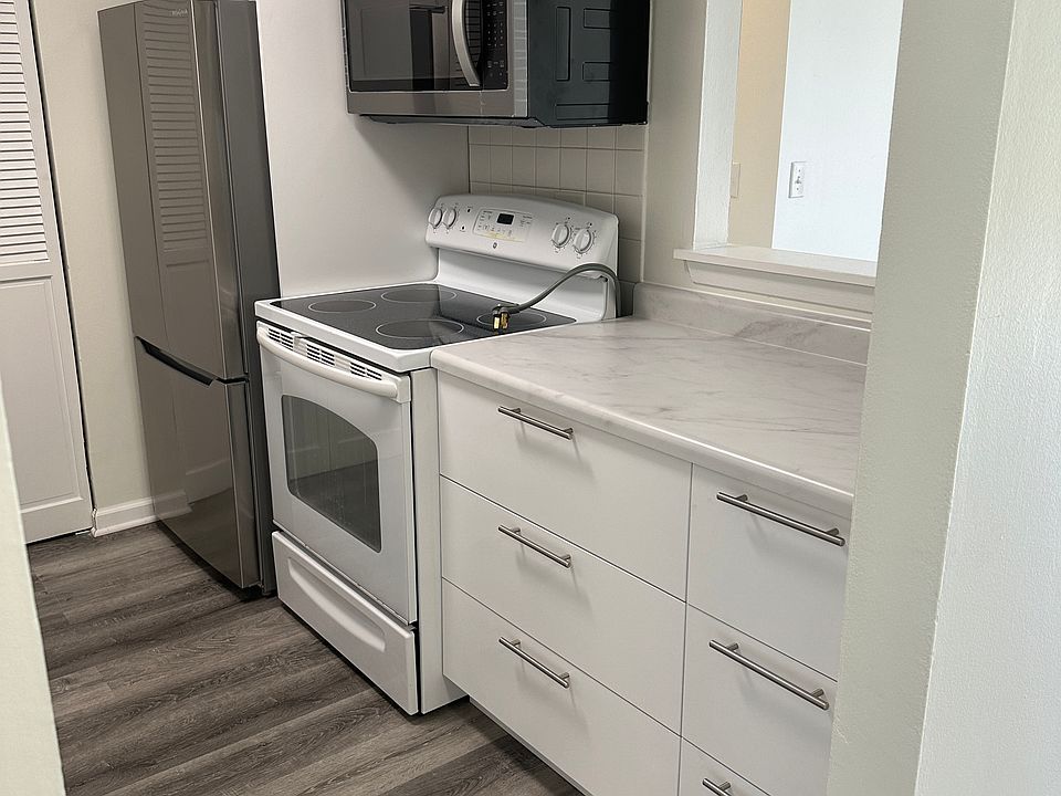 Kitchen - Fridge, stove, dishwasher (see previous picture), microwave, all included