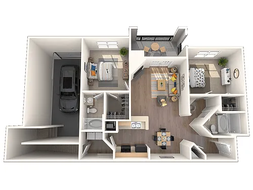 Floor plan B1 - The Bellflower