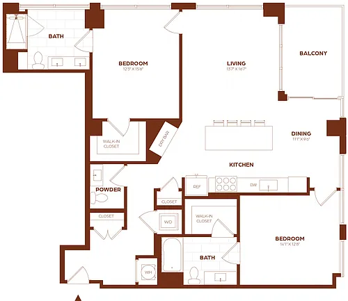 Floor plan S2J