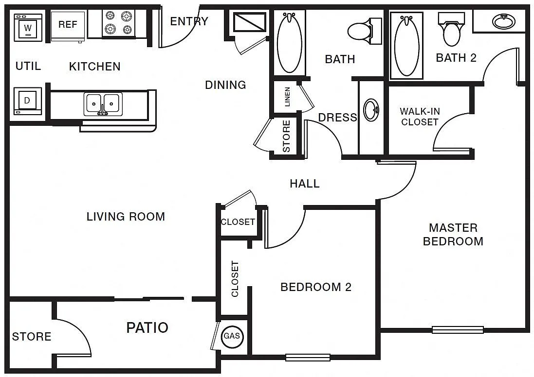Floor plan B3