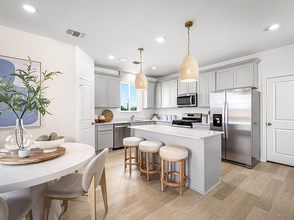 Spacious Dining Space Open to the Kitchen