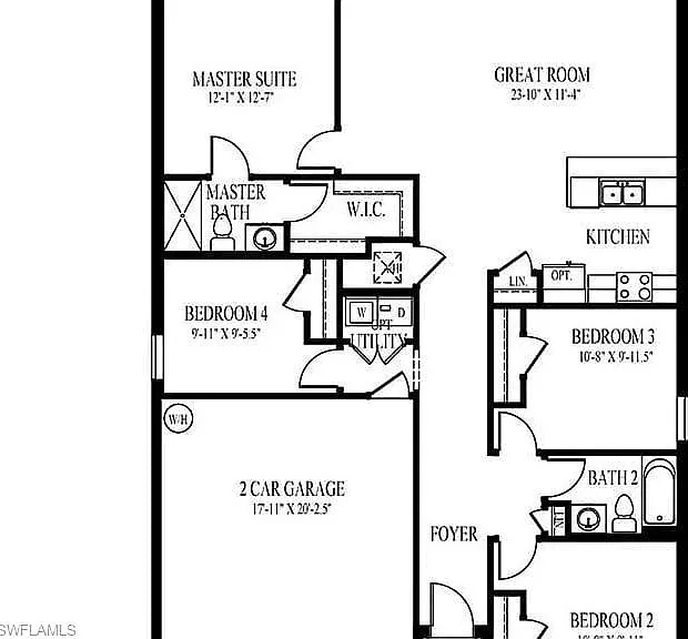 4 bed, 2.0 bath, 1499 sqft, $1,900 — Photo 2