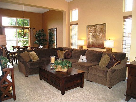 Interior Designer's home; warm colors throughout