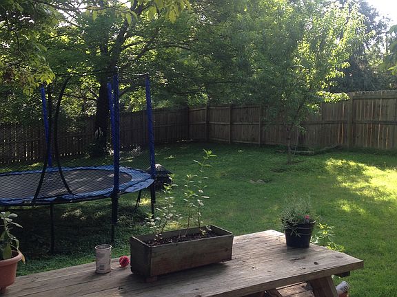 Private back yard