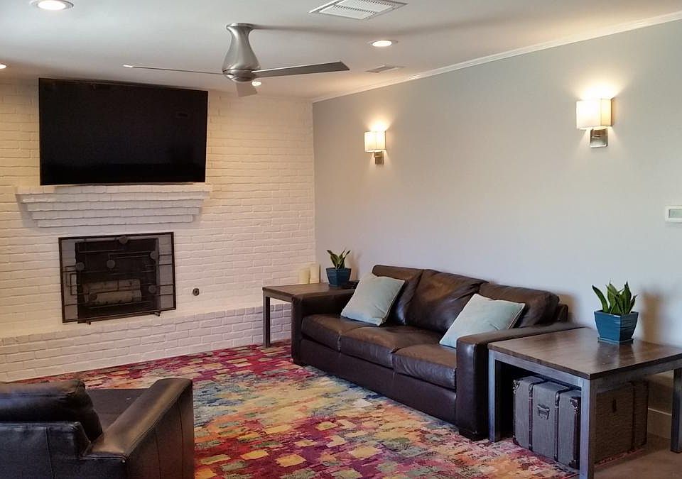 Updated living room