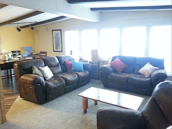 Family room and dining area