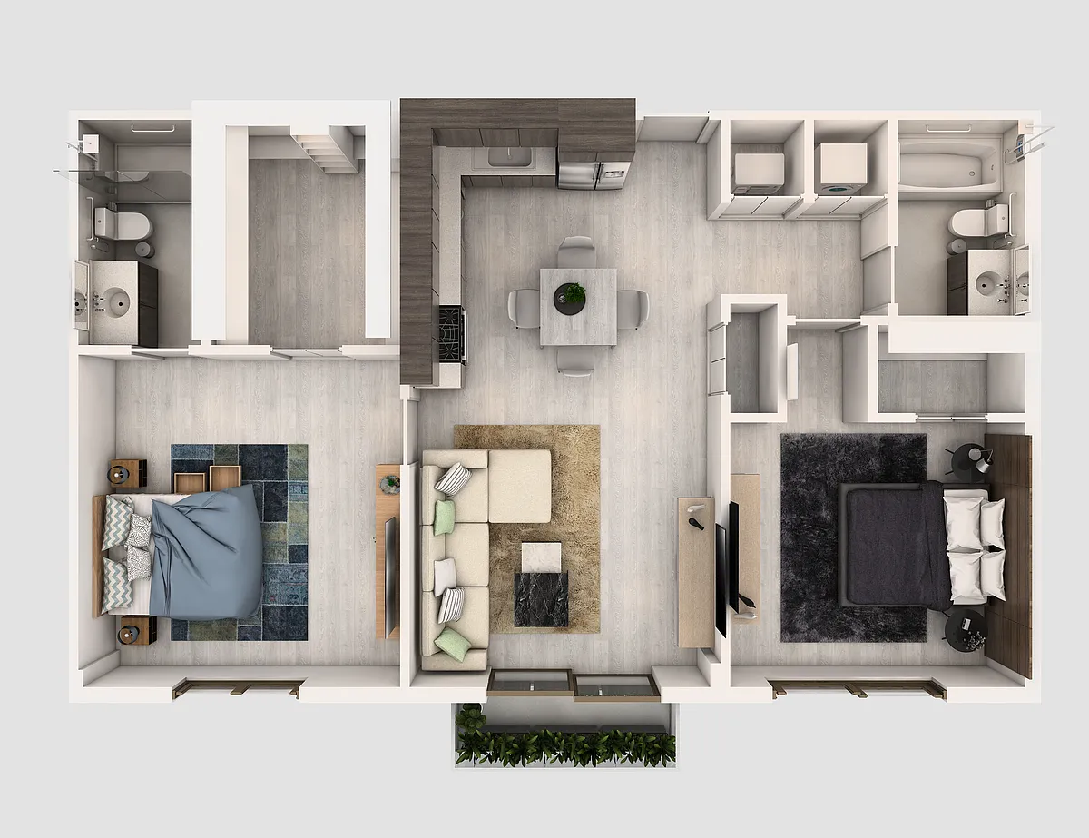 Floor plan B504
