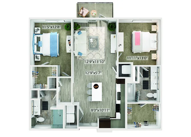 Floor plan B1