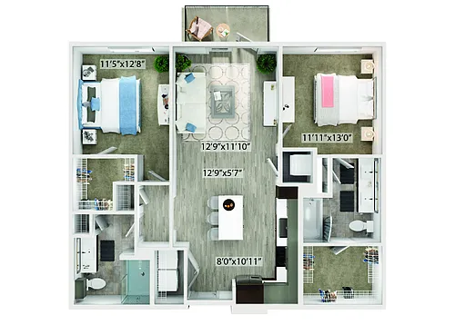 Floor plan B1
