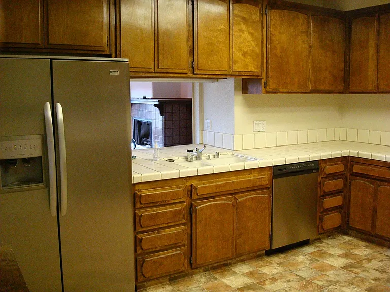 kitchen on upper level