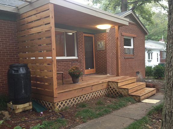 Sit on mod front porch