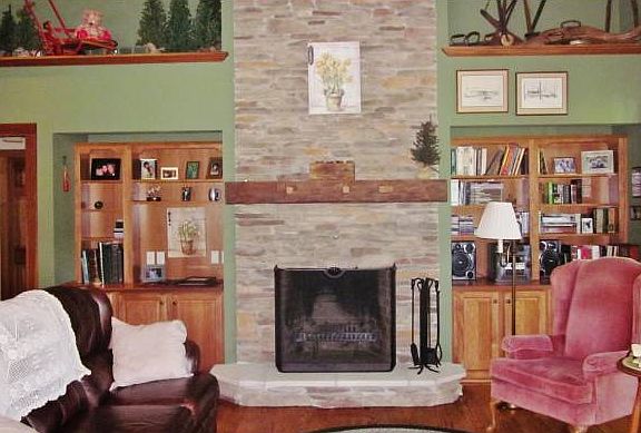 Great room fireplace