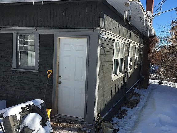 South side of house