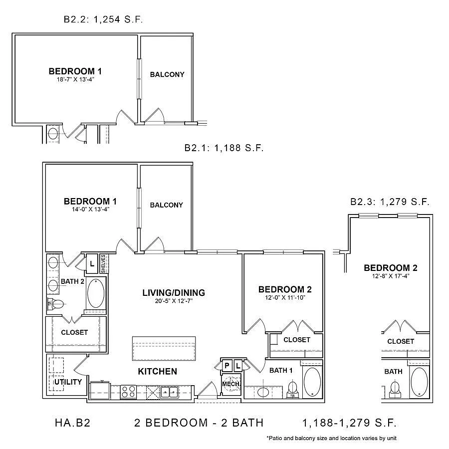 Floor plan HA.B2