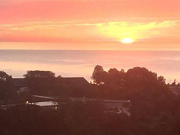 Sunrise from living room