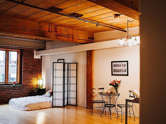 true loft with high ceilings