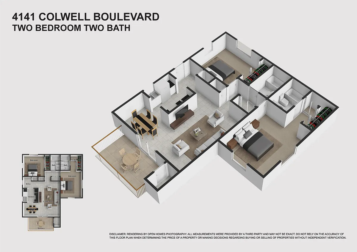 Floor plan 2 bedroom 2 bath
