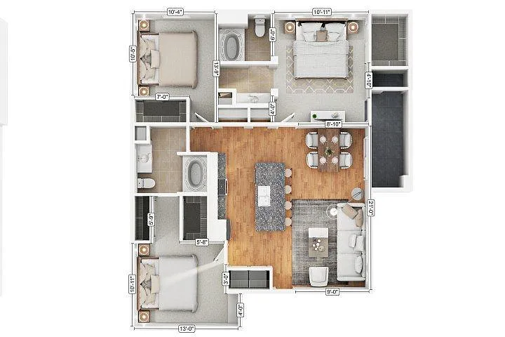 Floor plan C1
