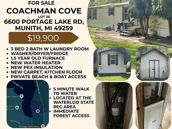 6600 Portage Lake Rd Lot 36, Munith, MI 49259