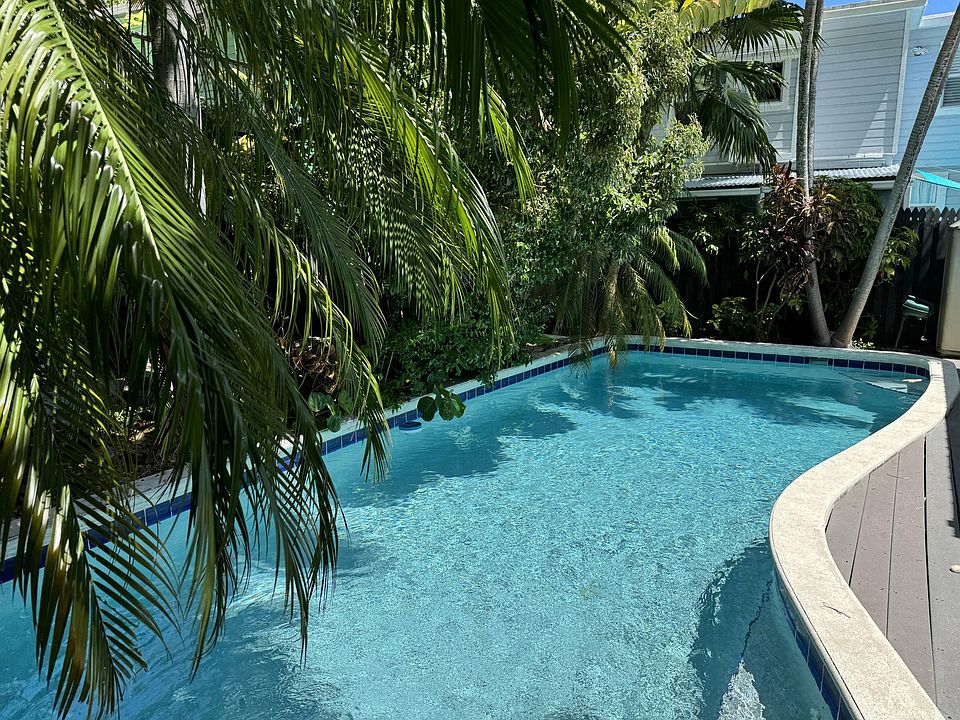 Large sun-filled pool