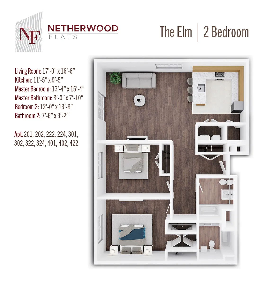 Floor plan Elm