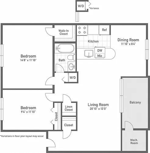 Floor plan The Lafayette