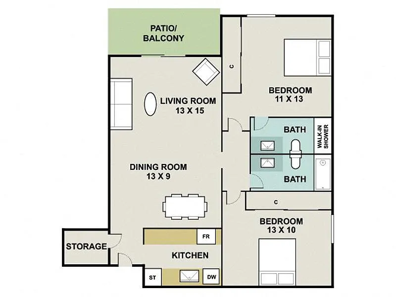Floor plan B2