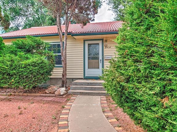 Welcoming front walkway