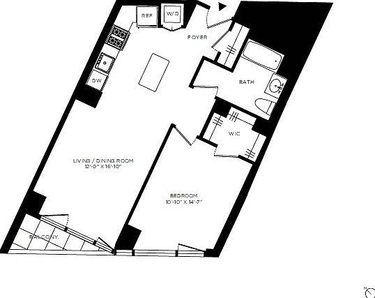 2nd image of 625 W 57th St APT 1012
